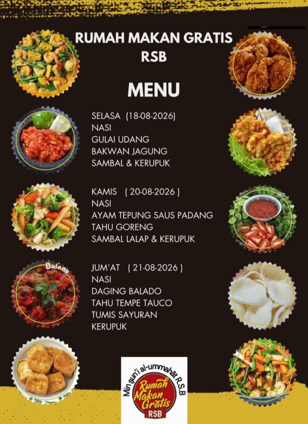 Flyer Menu Makan Gratis
