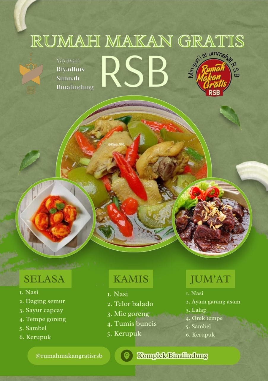 Flyer Menu Makan Gratis