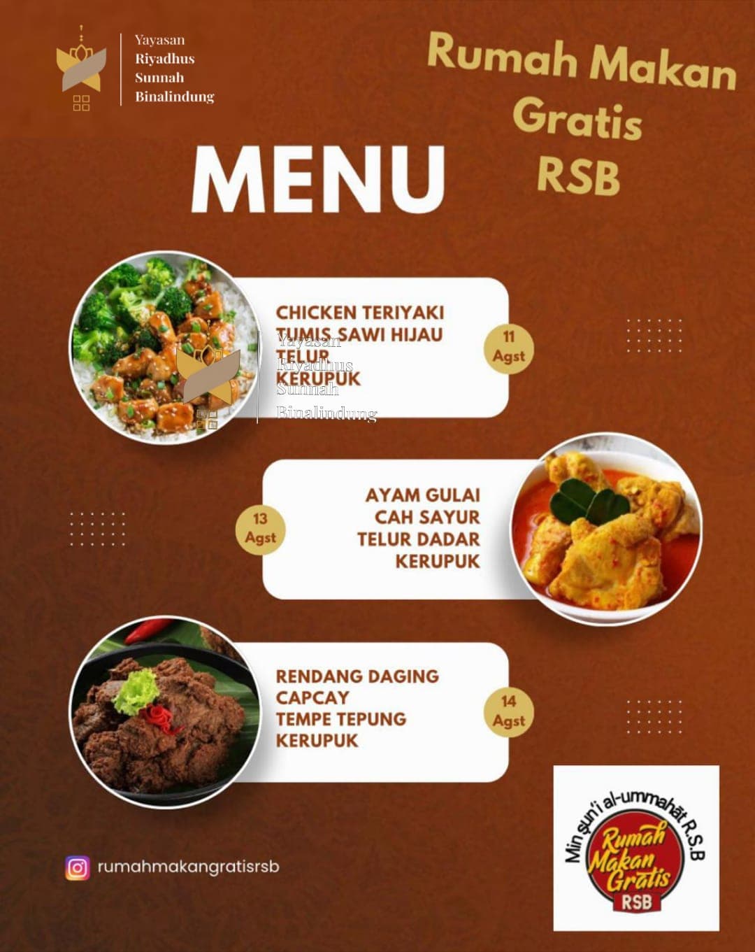Flyer Menu Makan Gratis