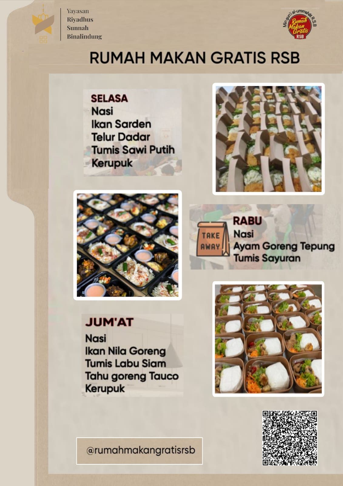 Flyer Menu Makan Gratis