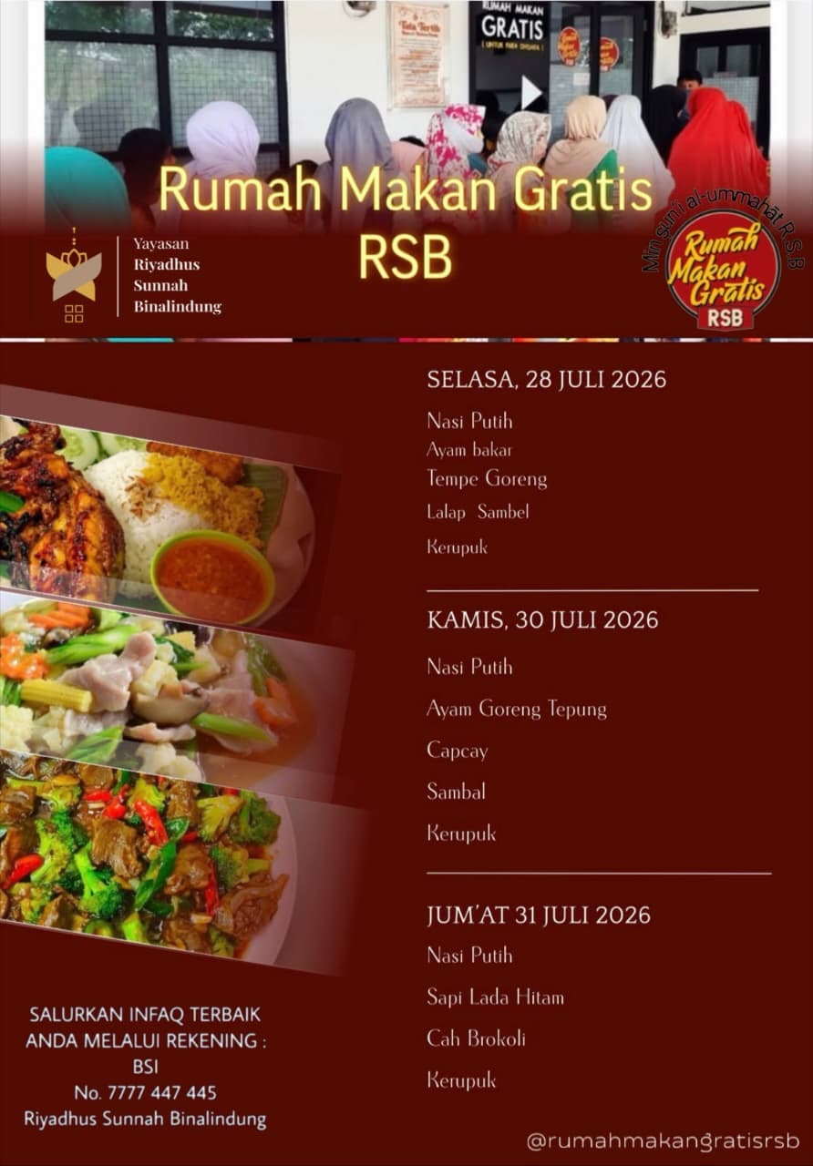 Flyer Menu Makan Gratis