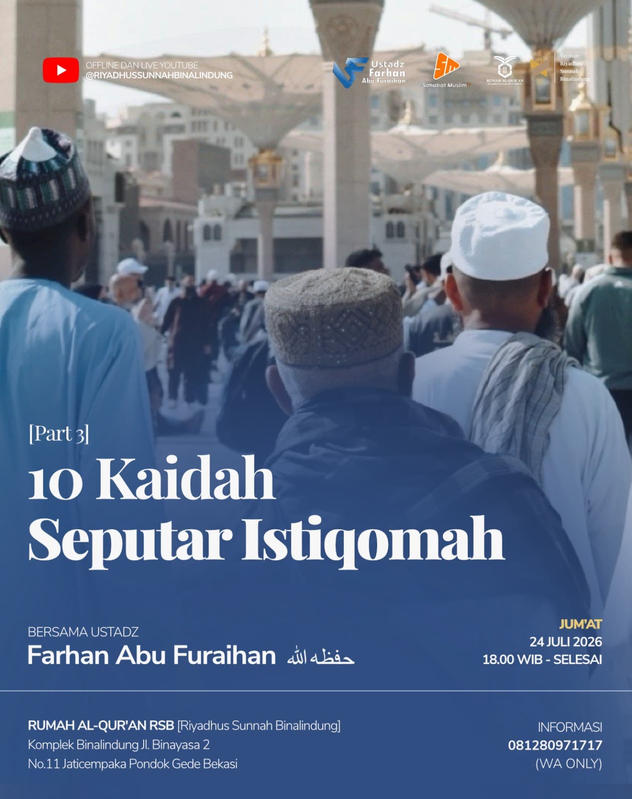 10 KAIDAH SEPUTAR ISTIQOMAH (Part 3)