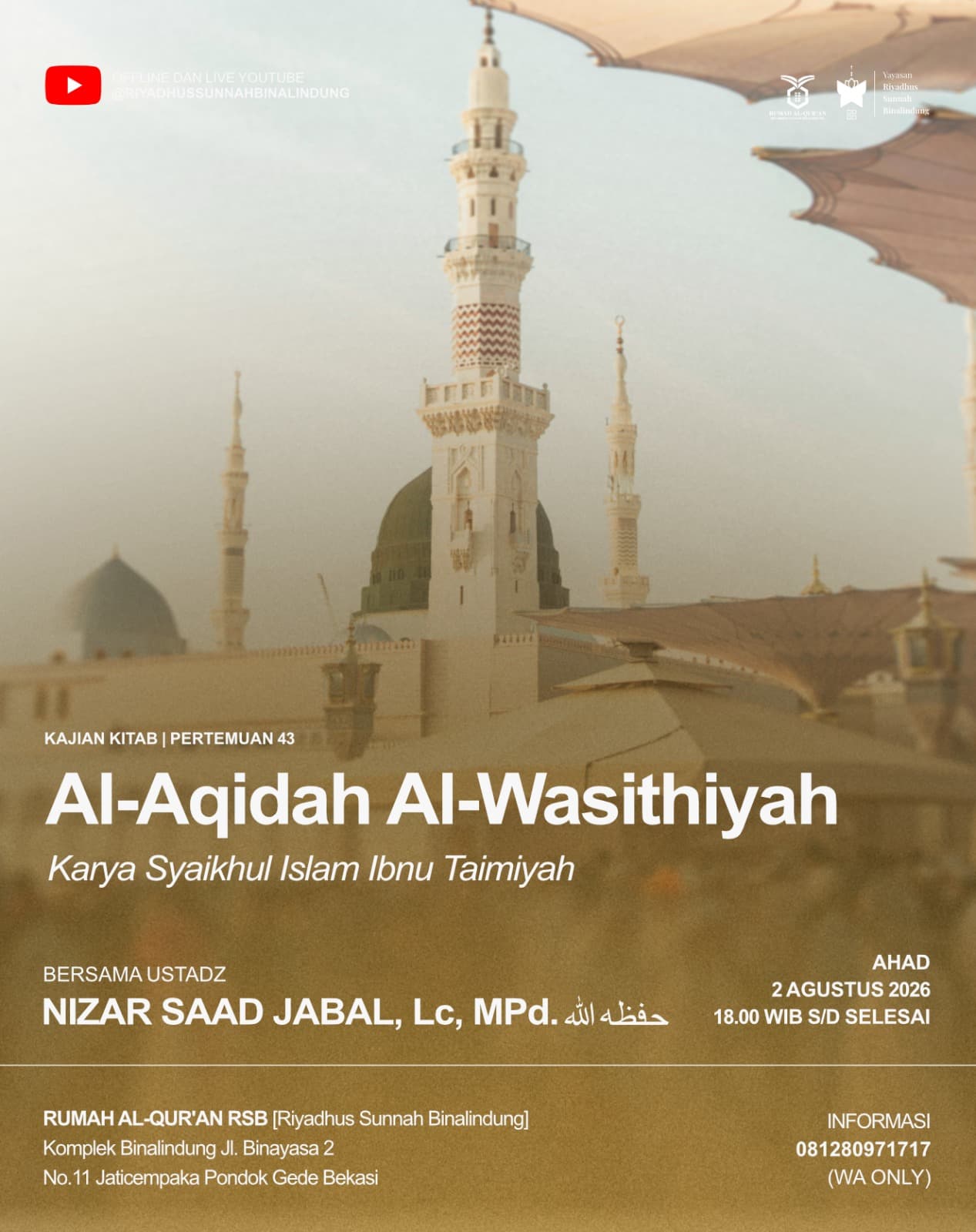 Al-Aqidah Al-Wasithiyah Yayasan Riyadhus Sunnah Binalindung